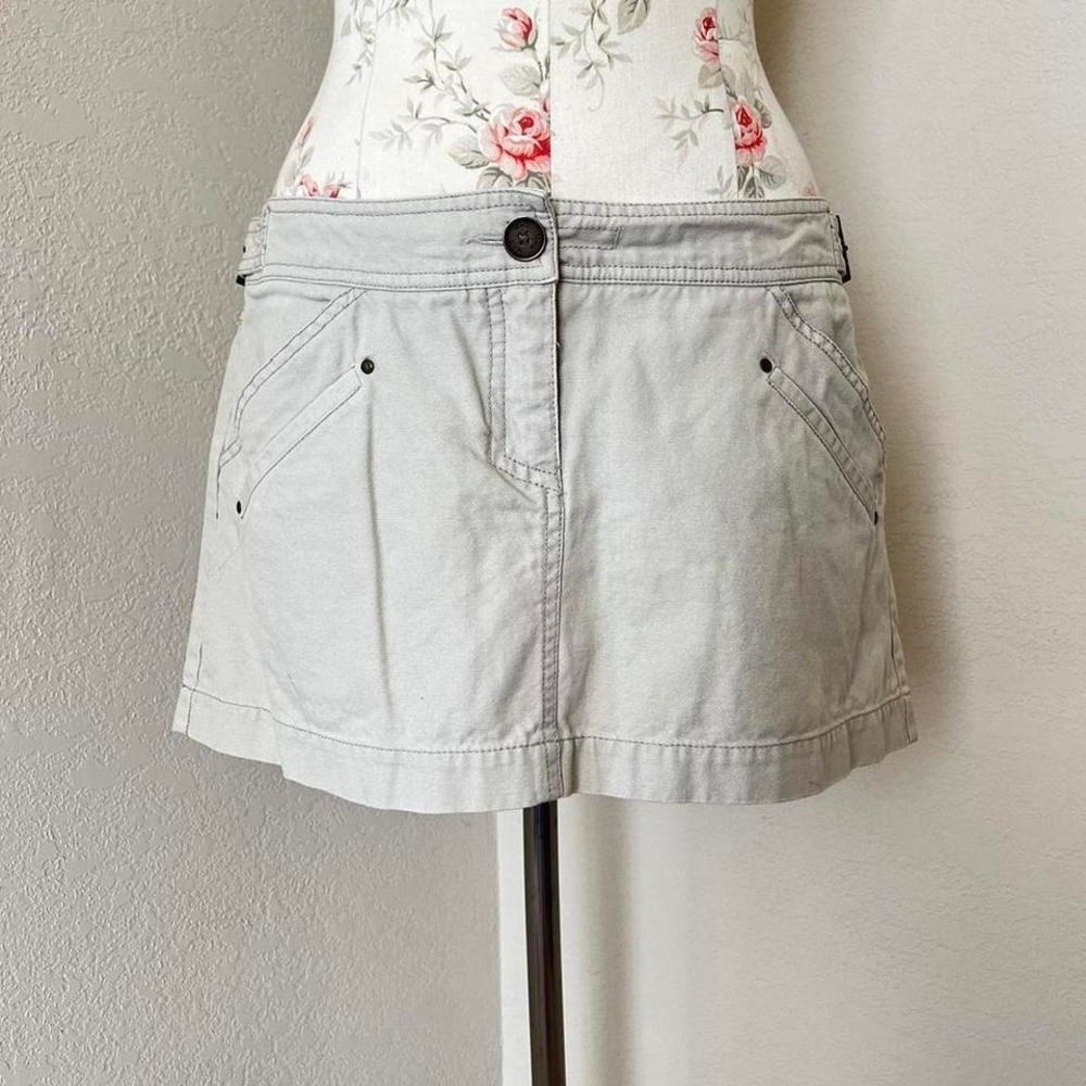 y2k mini skirt  tan vintage mini‎ skirt